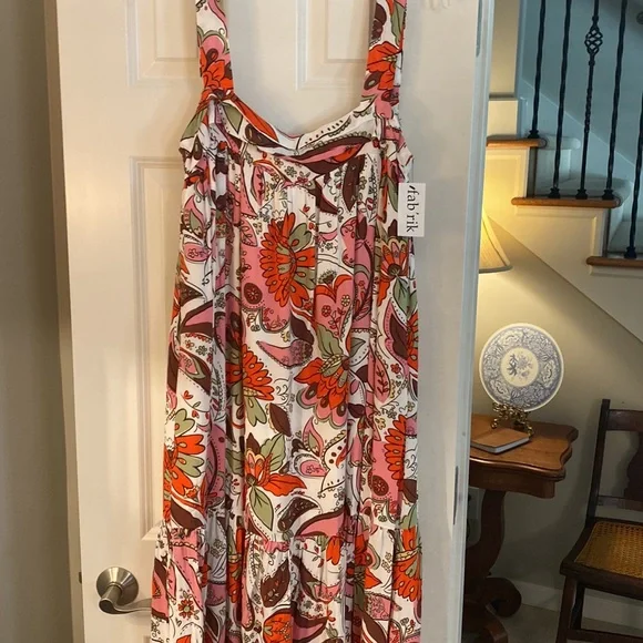 Fab’rik Maxi Dress. NWT- Size M - Picture 3 of 7